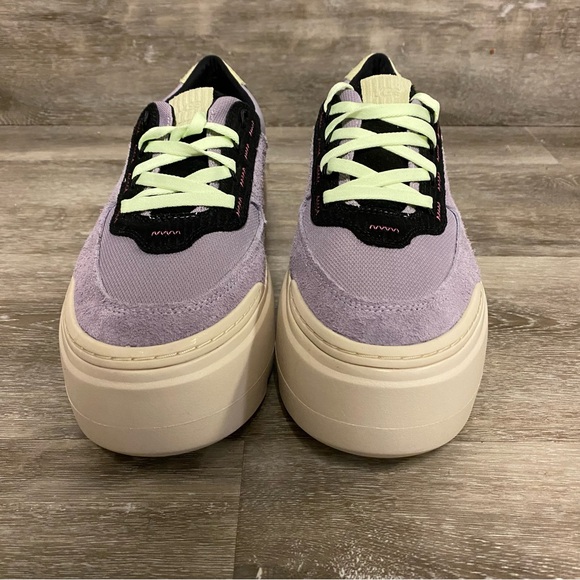 UGG | Marin Mega Lace Sneakers Platform June Gloom Purple NEW - Picture 12 of 15